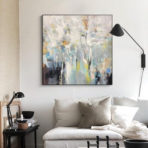 100% pintado a mano arte hecho a mano pared de pared pintura pintura original abstracto lienzo para sala de estar trabajo de arte