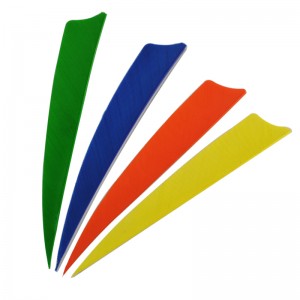 Nika Archery 172312 Feather Shield de 4 pulgadas para tiro con arco todo tipo de flecha Fletching Tiroteo