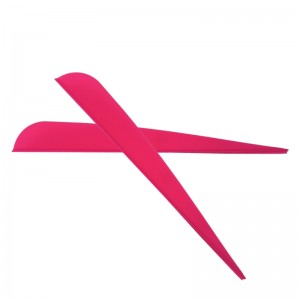 Nika Archery 170009 5 pulgadas Streaming TPU Vane para tiro con arco Todo tipo de tiroteo de flecha