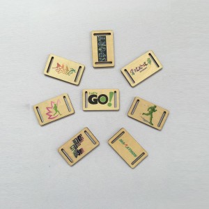 Tarjeta pequeña de madera