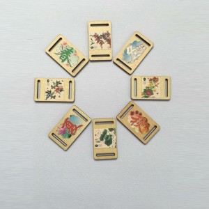 Tarjeta pequeña de madera