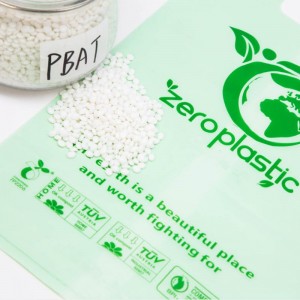 Bolsa de compras totalmente degradable, bolsa de bolsa ecológica pbat