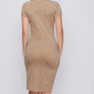 Faldas de manga corta con diseños sexy de punto