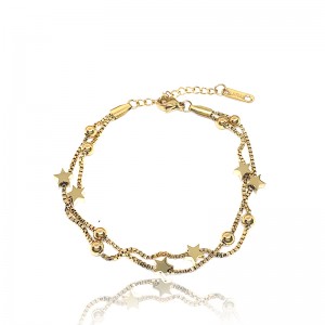 Pulsera europea y americana de acero inoxidable.