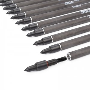 Nika Archery 113167-13 ID6.2mm 7.5 pulgadas de fibra de carbono BRILT BRILT COBRA SISTEMA SISTEMA ADDER/R9/RX Tiro con arco de tiro usando