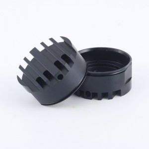 Extrusión personalizada CNC Mecanizado anodizado Redondo Aluminio Fregadero Aluminio Negro LED Perfil Perfil Disipador de calor