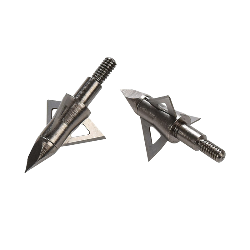 Nika Archery 15B029 3 Blades fijos 100 Caza de grano Broadheads Archery Ballbow Bolt Caza