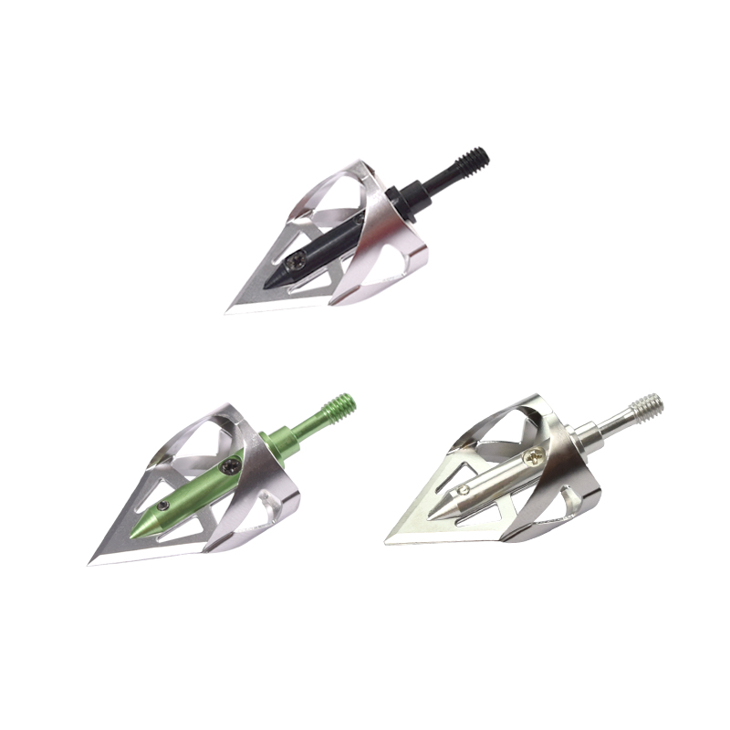 Nika Archery 15B025 100 Grain Broadheads Archer Bronce Brow Bolt Hunting Ballbow Arrow Consejos Caza