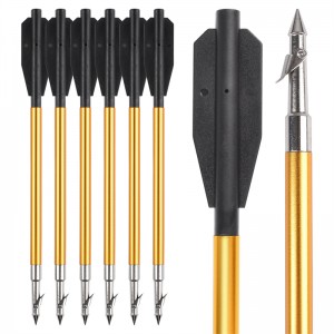 Elong al aire libre 110357-01 6.8inch Pesca de pesca de aluminio Harpoon Steel Point para ballesta