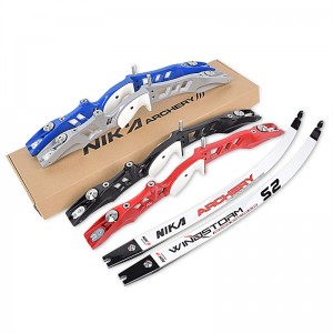 Nika Archery 66 pulgadas Recurve Bow Archery Juego para tiro con arco de tiro al aire libre