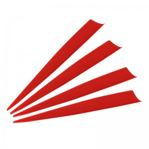 Nika Archery 170017 5 pulgadas escudo TPU Vane para tiro con arco todo tipo de tiroteo de flecha