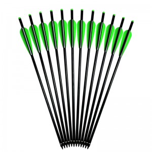 Elong Outdoor 114225 20 pulgadas de aluminio pernos de ballesta TPU paletas tiro con arco equipo de caza