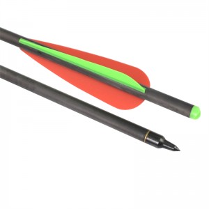 Elong al aire libre 110038-SLD 22InCH ID7.62mm Bollo de carbono Tiro con arco Crossbow Tiroteo