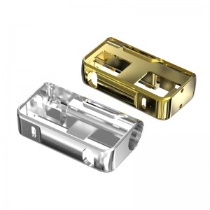 Anodización pulida de concha de aluminio fundido a presión.