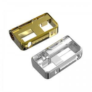 Anodización pulida de concha de aluminio fundido a presión.