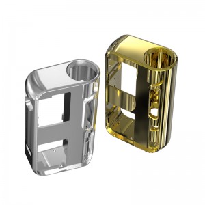 Anodización pulida de concha de aluminio fundido a presión.