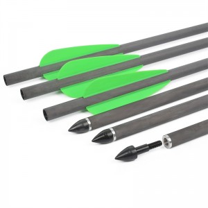 Elong al aire libre 113003-02 Airgun 26.37inch Bollo de carbono con arco de plástico Arco de arco de ballesto de tiro