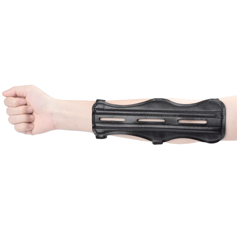 Elong al aire libre 44AG01 8.5 pulgadas de brazo guardia ajustable con arco doble cara para el brazo Protección del brazo