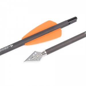 Nika Archery 114521-02 Bolt de carbono ID6.2mm 7.5 pulgadas para el sistema COBRA System Adder/R9/RX Equipo de caza con arco