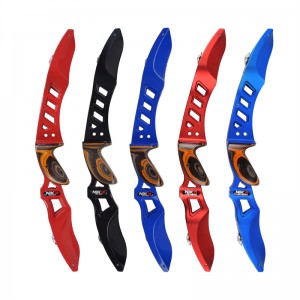 Nika Archery 220010 ET-3 21 pulgadas RH ILF Riser recurve para recurve arco de tiro al aire libre