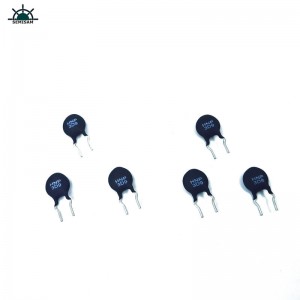 Fabricante original Corte Curva de plomo Forma de plomo Negro 3 OHM 3D9 Diámetro Diámetro Termistor de alimentación de resistencia de 9 mm