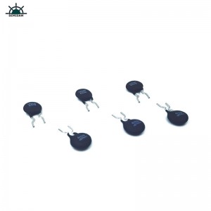 China ODM OEM Corte Curva de plomo Forma de plomo Negro 5 OHM 5D9 Diámetro 9mm Resistor Thermistor