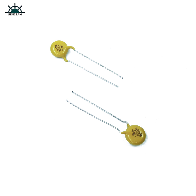 Fabricante original LED largo, silicio amarillo MOV 7D511 510V 7mm Resistor MOV Varistor