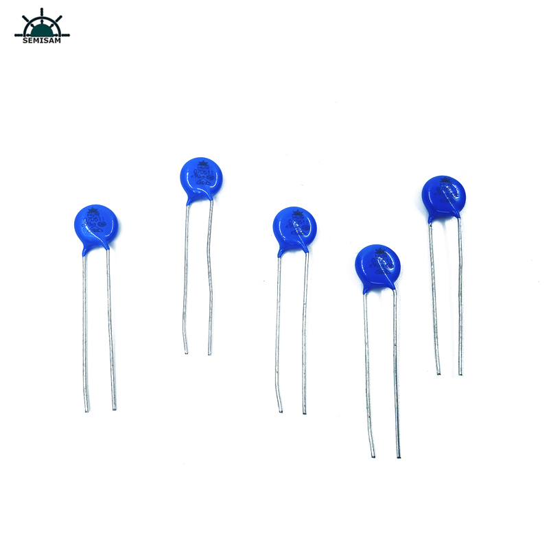 Fabricante original LED largo, silicio azul MOV 7D511 510V 7mm Resistor MOV Varistor