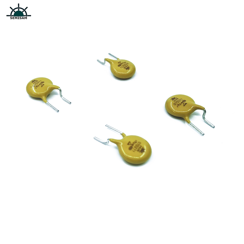 El plomo del corte del fabricante original, Silicon amarillo MOV 7D271 270V 7mm Resistor MOV Varistor