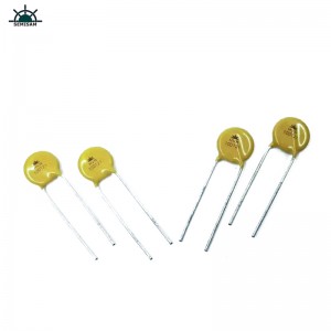 China Resistor Proveedor ODM Silicon amarillo 10d121 Diámetro 10mm Varistor de óxido de metal para luz LED