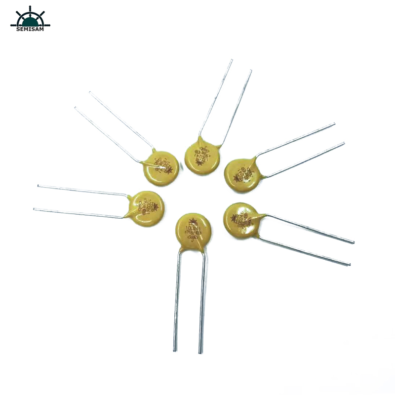 China Resistor Proveedor de buena calidad Silicon amarillo 10D241 Diámetro 10 mm Metal Varistor Mov para PCB PCBA