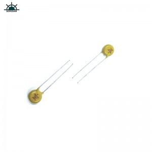 China Fábrica electrónica de ODM, Varistor de óxido de zinc de HVR07D621K Amarillo MOV 7MM para electrodomésticos