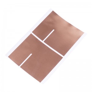 Láminas de aislamiento de protección EMI Foil de cobre cubierto PP Aislamiento de hojas de aislamiento Material de blindaje Formación de suministro