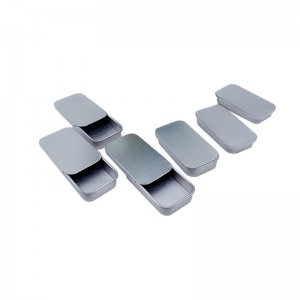 Caja de hojalata rectangular (60 mm * 30 mm * 11 mm) Caja de deslizamiento