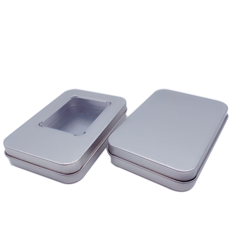 Productos calientes Caja de hojalata USB Logotipo personalizable Proveedores Fabricante de hojalata de caja de regalo de metal (101mm * 70mm * 20mm)