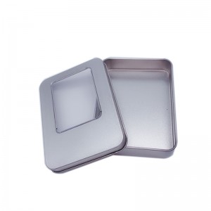 Caja de hojalata rectangular (115 mm * 85mm * 22mm)