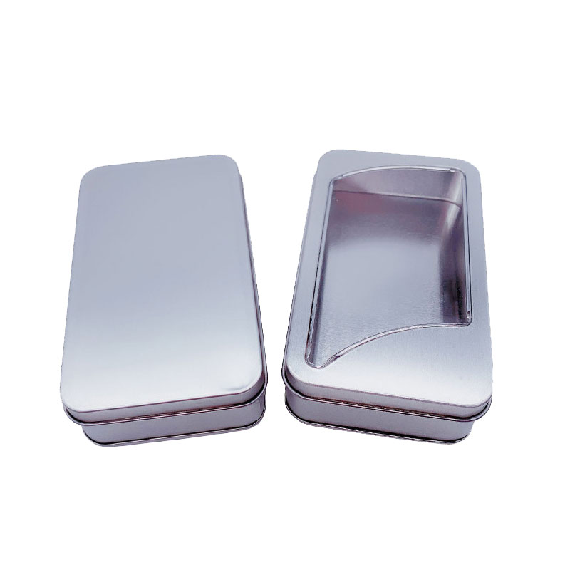 Caja de hojalata helada Electronic Packaging Metal Box 135 * 80 * 35mm