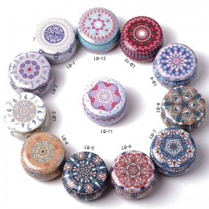 Vela Jar Frosted Metal Can Candy Packaging Tin Can 77 * 50mm