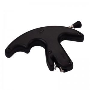 Pulgar Elong al aire libre 42RA01-BK Color Negro Release Ayuda tiro con arco compuesto de tiro con arco de lanzamiento Sida