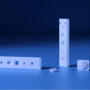 Macor puede procesar partes estructurales de vidrio de vidrio.