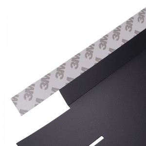 Módulo Tapa superior Hoja de aislamiento Negro Hoja de aislamiento resistente a alta temperatura 0.43mm Procesamiento de material de aislamiento