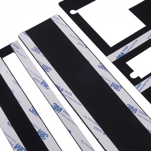 Llamas retardantes y fáciles de doblar la hoja de aislamiento de PP 0.25mm Junta de aislamiento de potencia Negro 3716 Hoja aislante