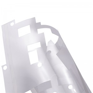 Suministro de hoja de aislamiento de PC transparente, lámina ignífuga y hoja aislante fácil de formar, junta de aislamiento eléctrico