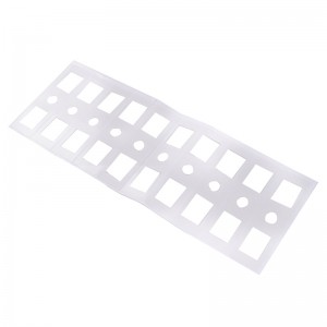 Hoja de aislamiento de motor resistente a la temperatura Moldeo transparente Placa de aislamiento de la junta de la placa de circuito PET Hoja de aislamiento PET puede ser cortada a presión