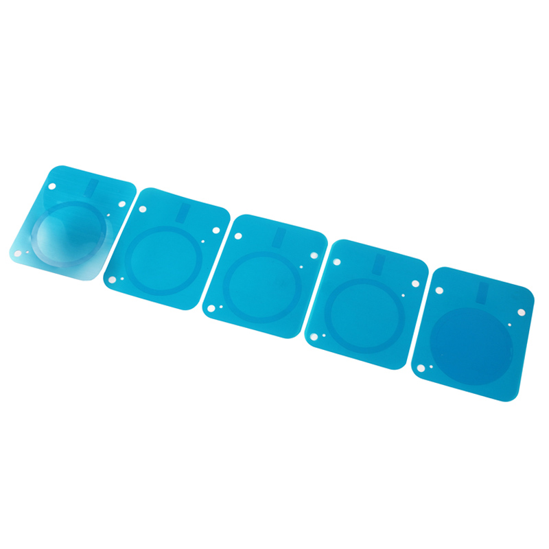 Suministros BOPU Película protectora de carga inalámbrica PVC Formación de película de protección de teléfono móvil azul Cojín de asiento Película protectora