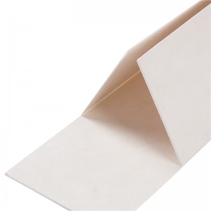 Papel de aramida blanco resistente a la temperatura, papel de aramida fácil de plegar y forma, papel aislante compuesto de 0.2 mm