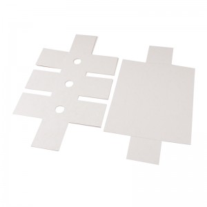 Papel de aramida blanco resistente a la temperatura, papel de aramida fácil de plegar y forma, papel aislante compuesto de 0.2 mm