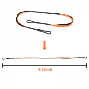 Elong al aire libre 280046-01 19.3inch 20 Strands Crossbow String Orange para COBRA System Adder/R9