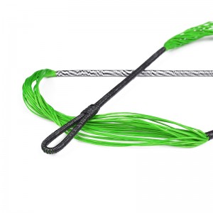 Elong al aire libre 280110-02 26.6inch 28 Strands Blassbow String Fluorescente Verde Recurve Ballbow String