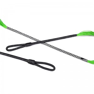 Elong al aire libre 280110-02 26.6inch 28 Strands Blassbow String Fluorescente Verde Recurve Ballbow String